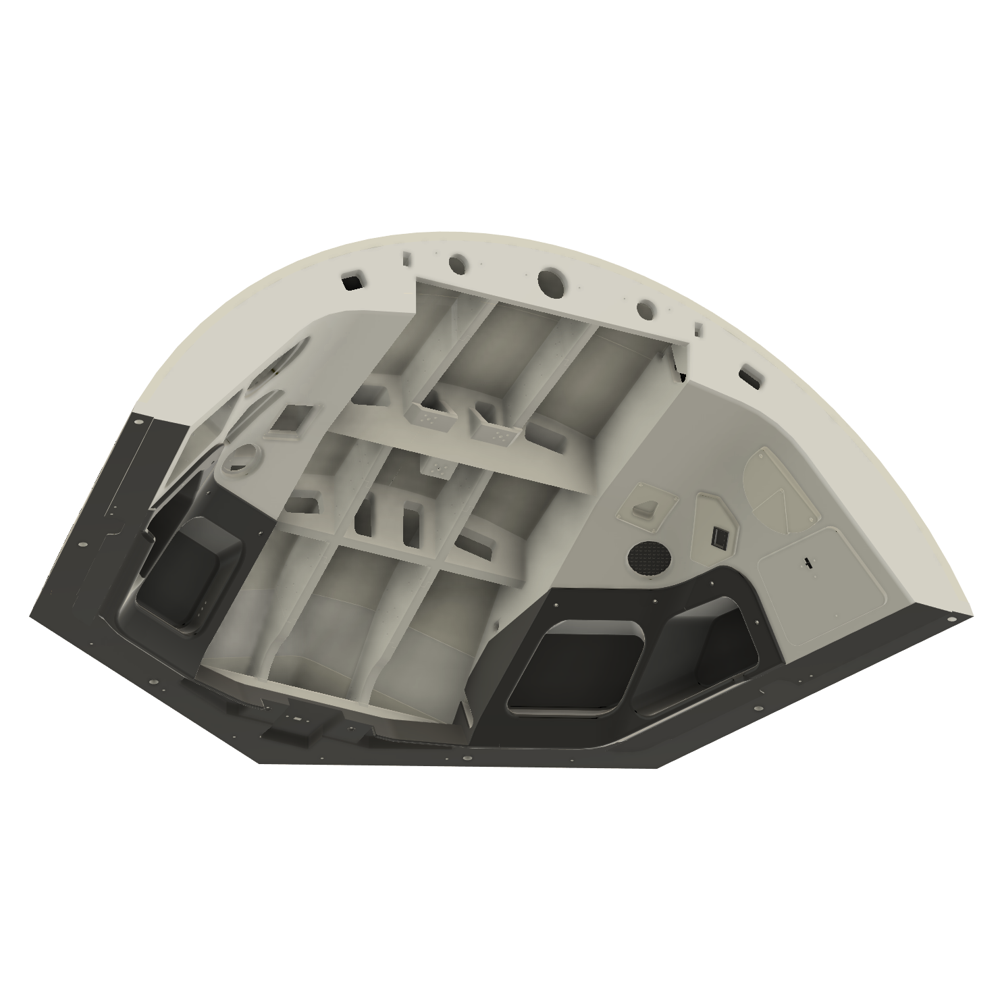 737 Roof + Eyebrows STL (BETA 0.9) - Cockpitry