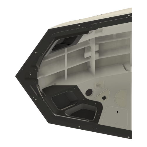 737 Roof + Eyebrows STL (BETA 0.9) - Cockpitry